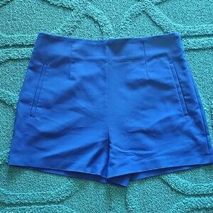 Zara High Waist Blue Shorts XL